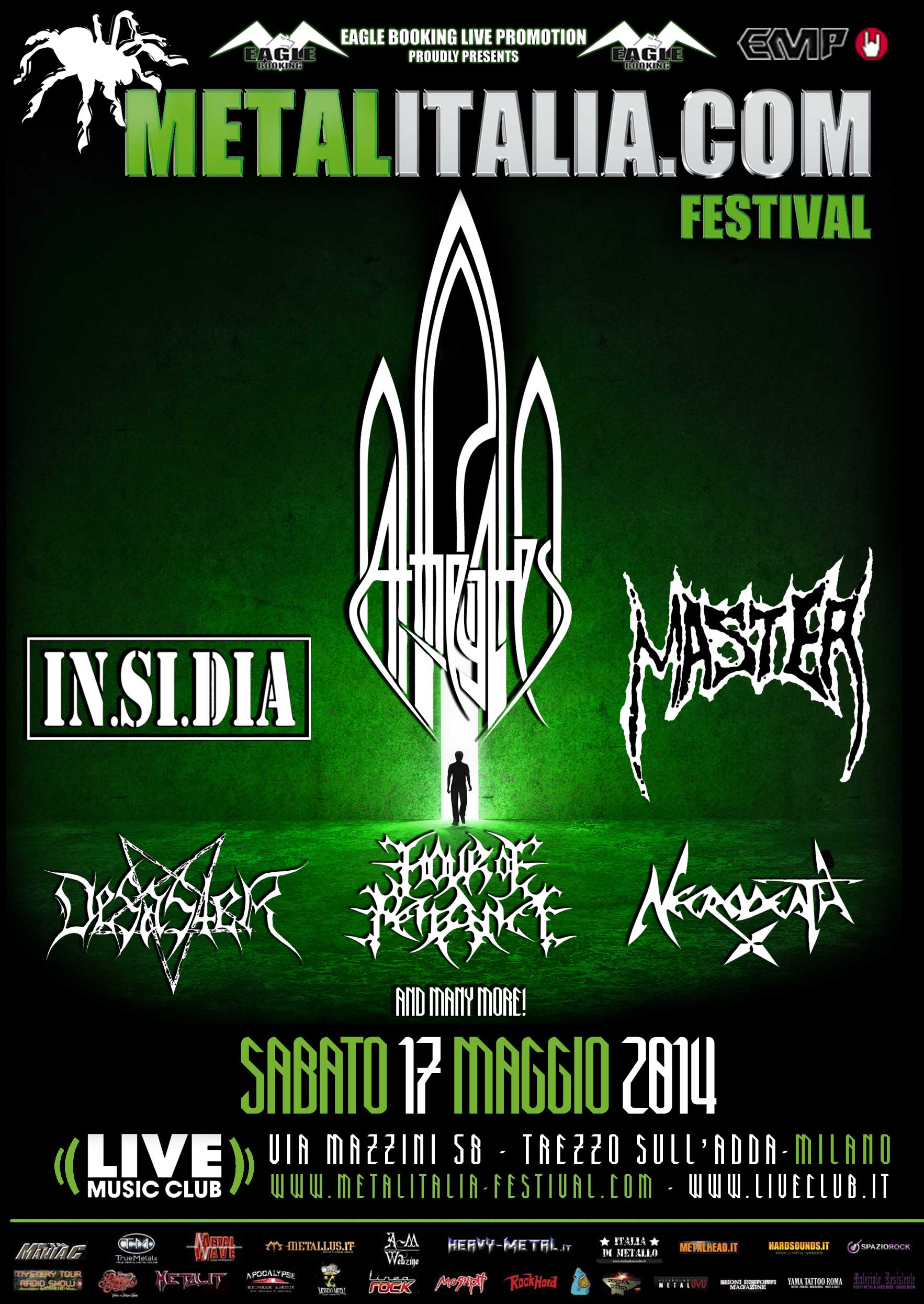 metalitalia festival 2014 - locandina secondo annuncio